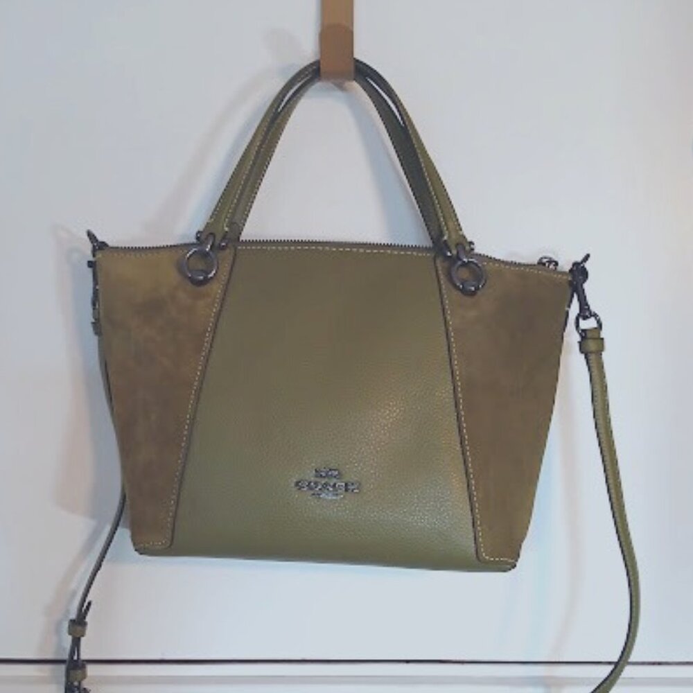 Coach leather and suede Handbag